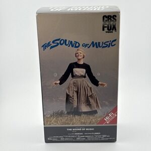 The Sound Of Music VHS Tape 1986 CBS Fox Video Classic Film Watermarks SEALED